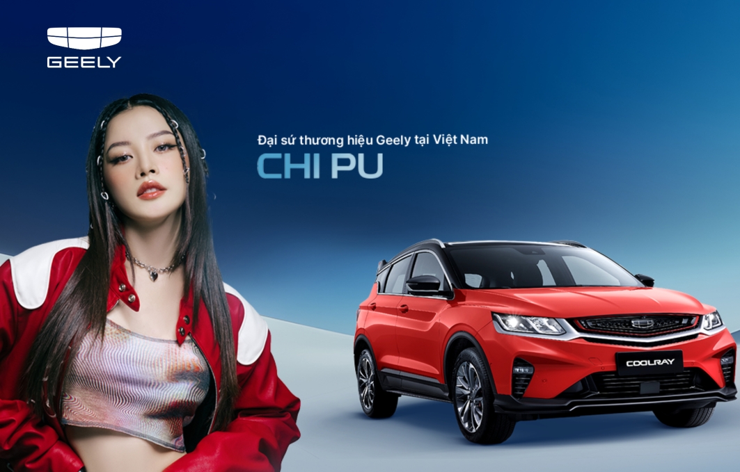 Đại sứ thương hiệu Geely Gia Định Chi Pu